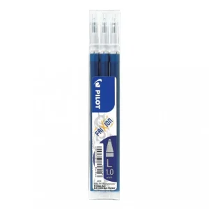 Patron/Refill BLS-FR10-BB-S3 Rymlig (L) 1,0mm till Pilot Frixion Ball, BlåSvart 3/fp