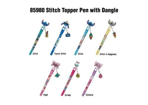 LILO & STITCH - 3D Head Topper Spinning Pen (Display av 16 stycken)