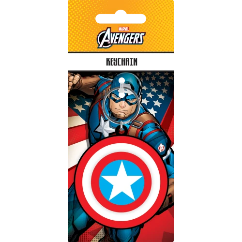 CAPTAIN AMERCA - Shield - 'Spinner' 3D Nyckelring | Portable | USB-C