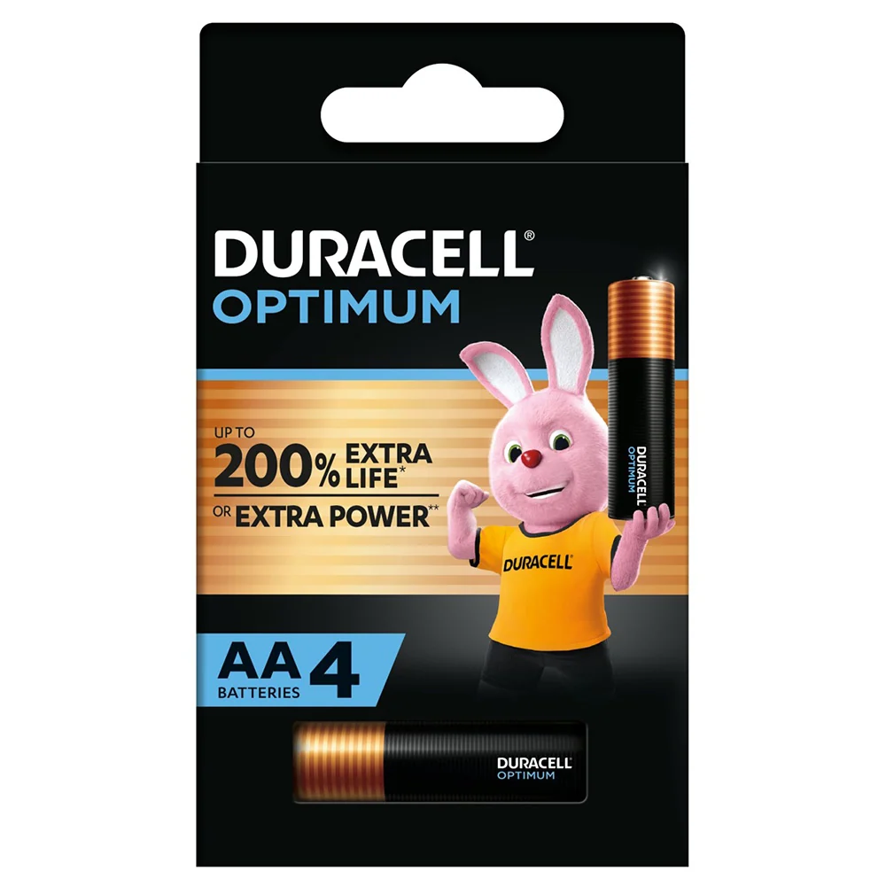 Duracell Alkaline Battery (Pack 4)