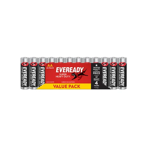 Eveready Super Heavy Duty Battery 20st (svart)