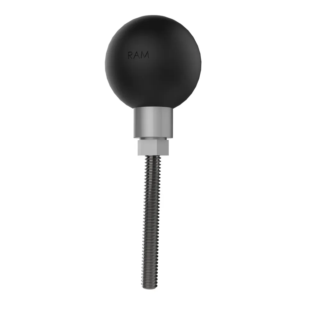 Ball Adapter 2.5" Long 1/4"-20 Threaded Stud (C-kula) RAM-273U