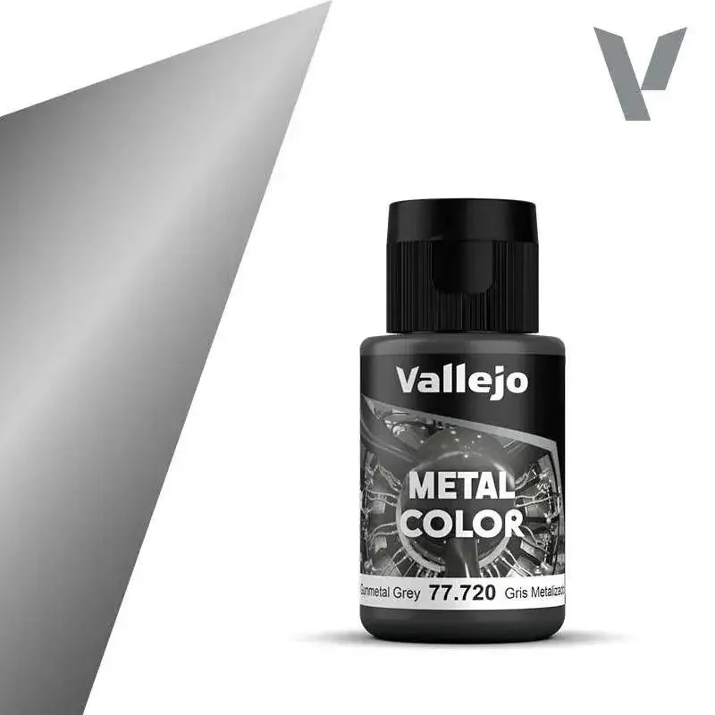 Metal Color 77720 Gunmetal Grey - Vattenbaserad Metallfärg
