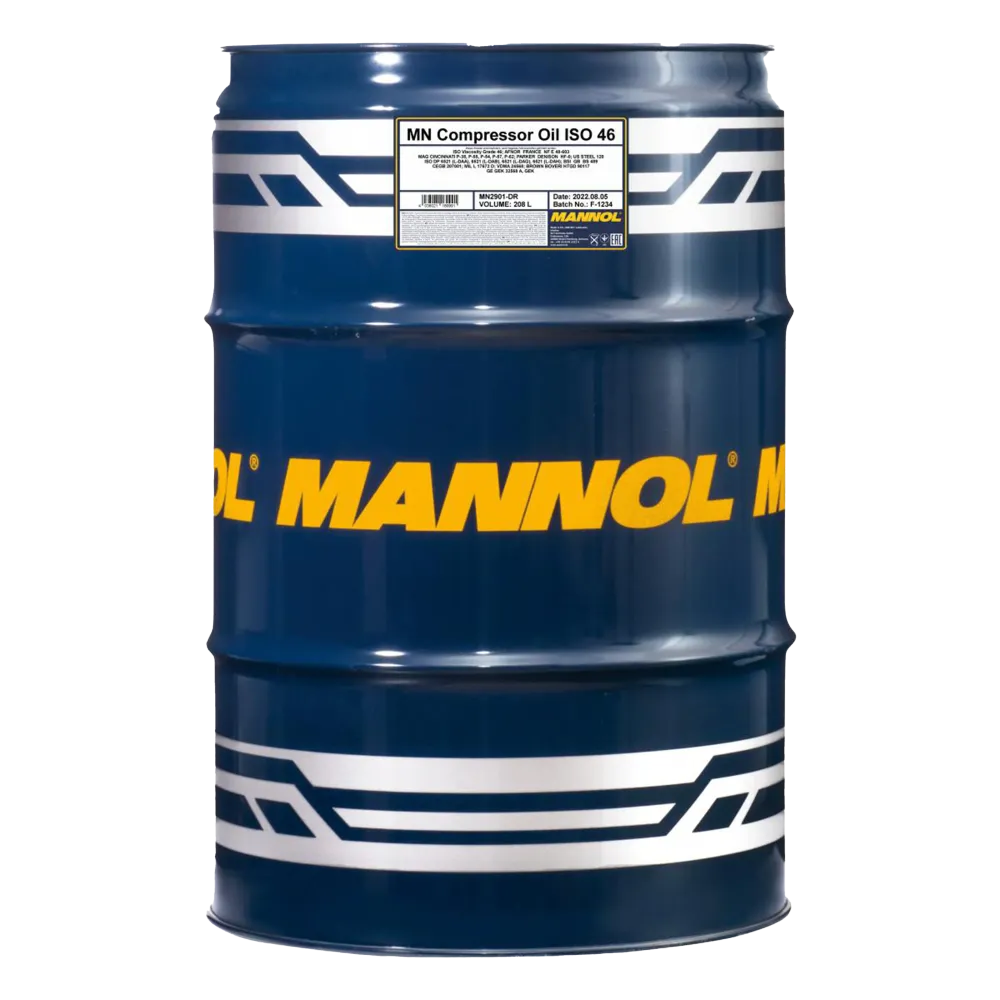 Kompressorolja Mannol Compressor Oil ISO 46, 208 Liter