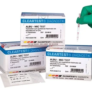 Cleartest Albu-Mic testburk (30 tester, lösa)