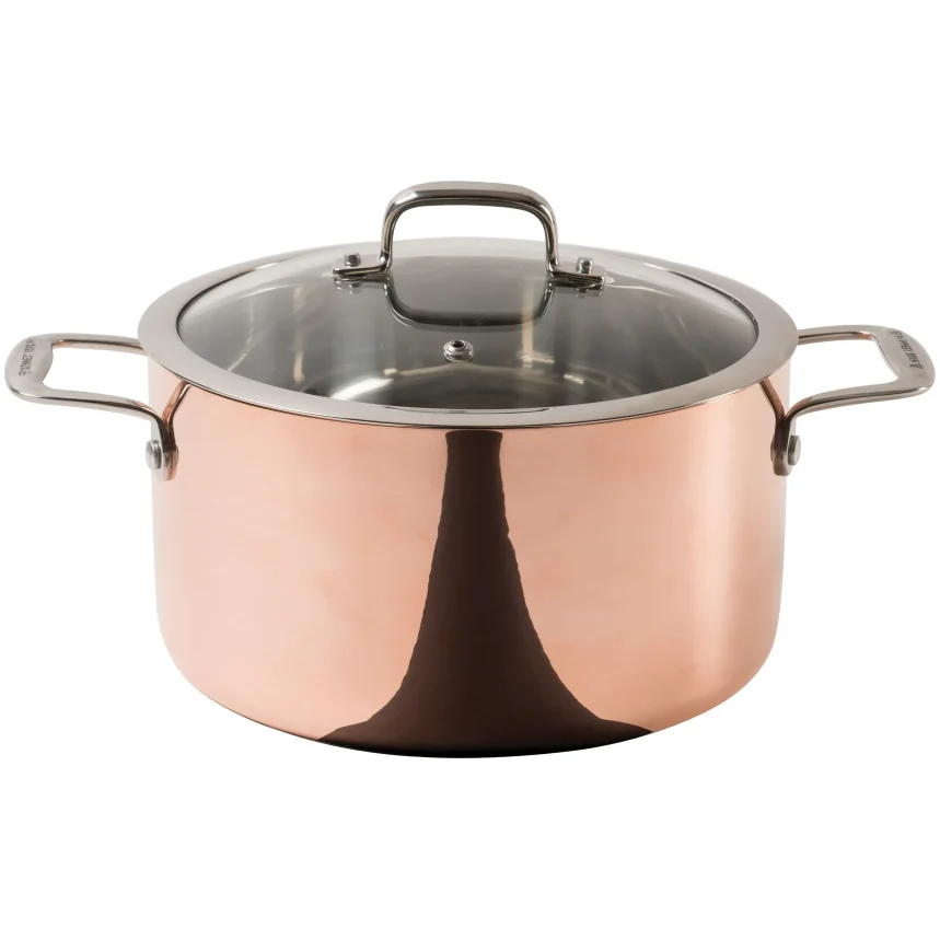 Ronneby Bruk Gryta 5 liter Maestro Koppar koppar/rostfri