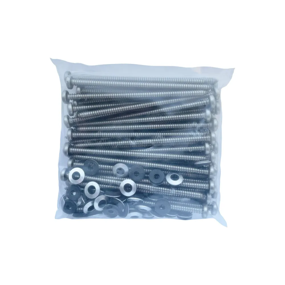 Monteringsskruv Aluwhite Rostfri till Aluminiumprofil
