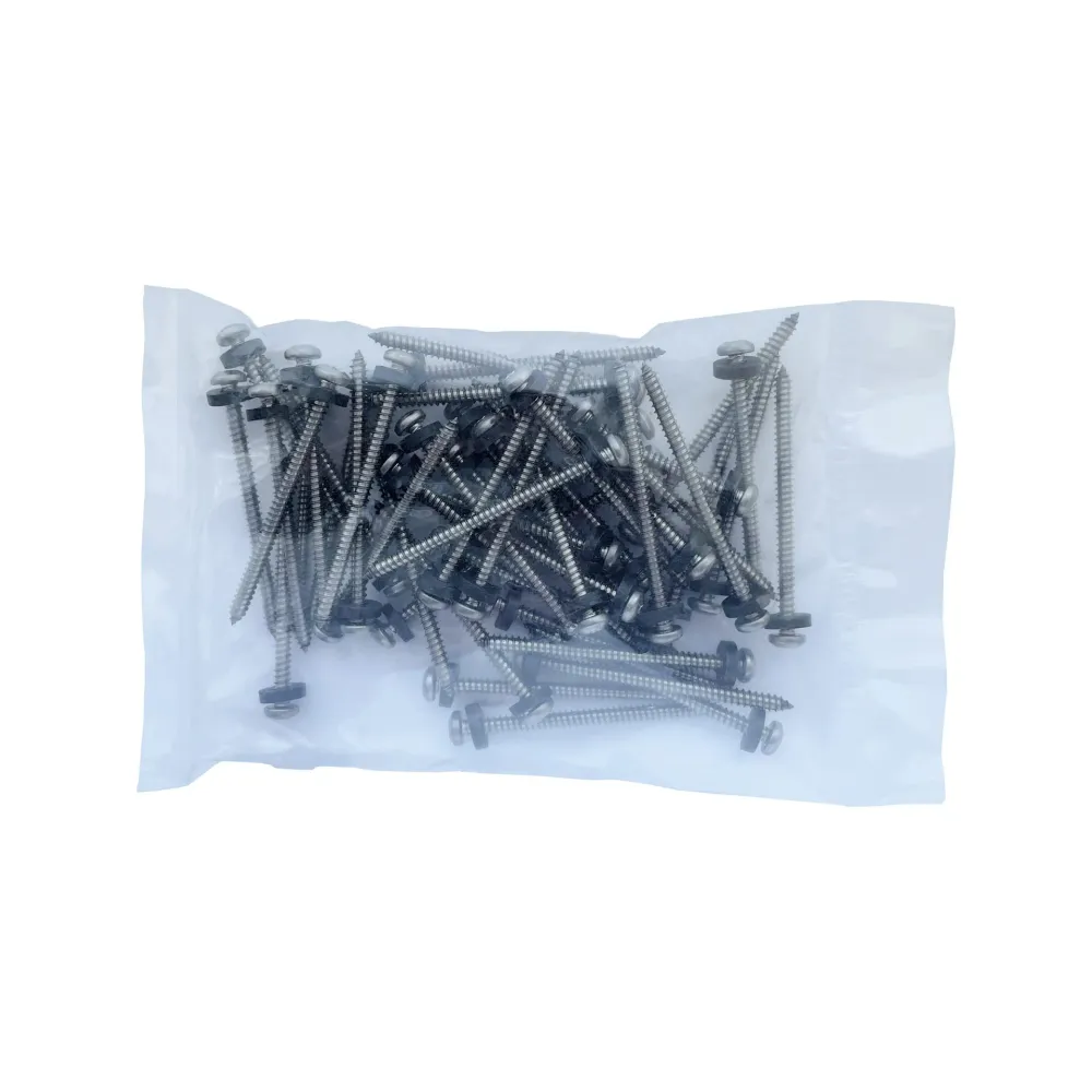 Monteringsskruv Aluwhite Rostfri till Aluminiumprofil