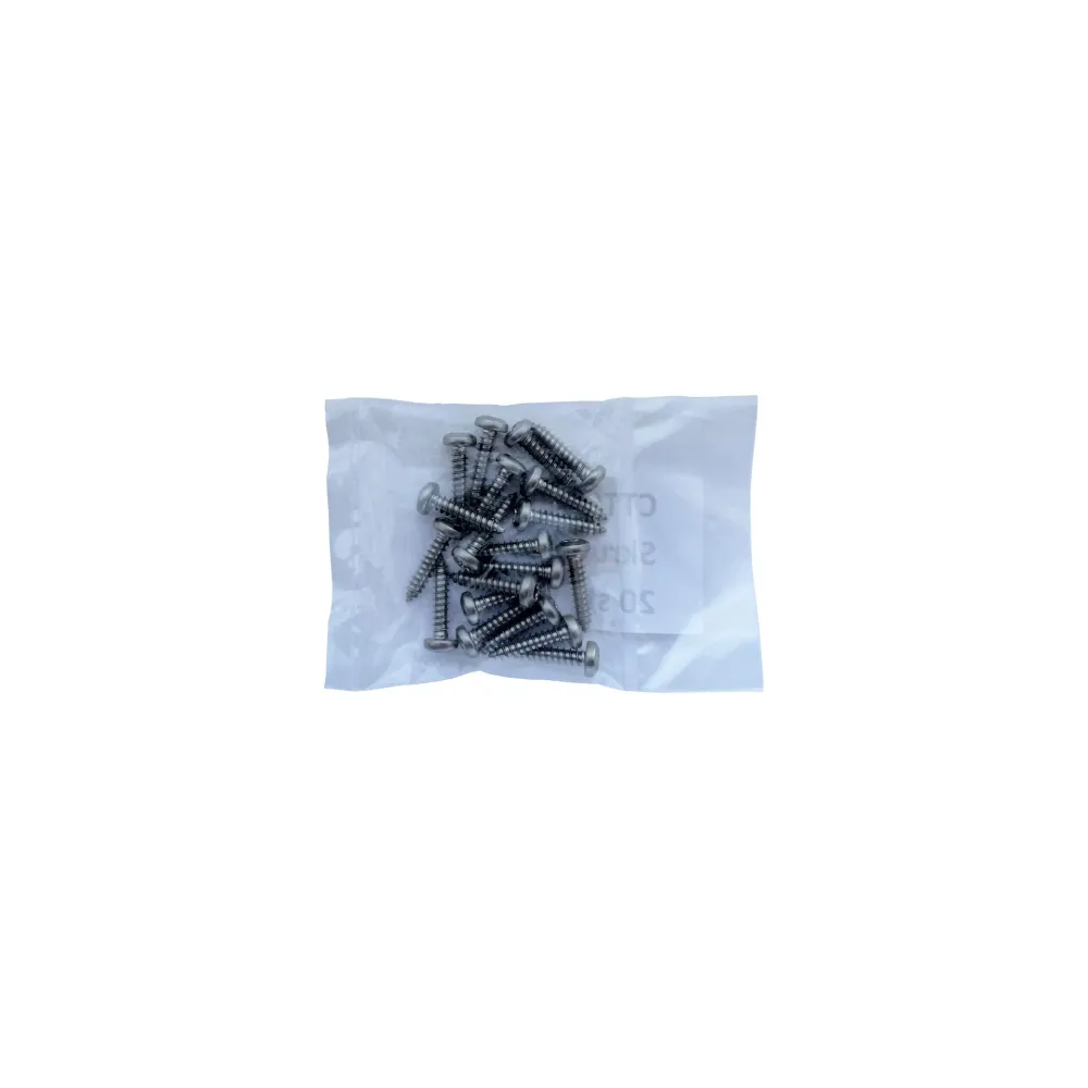 Monteringsskruv Aluwhite Rostfri till Aluminiumprofil
