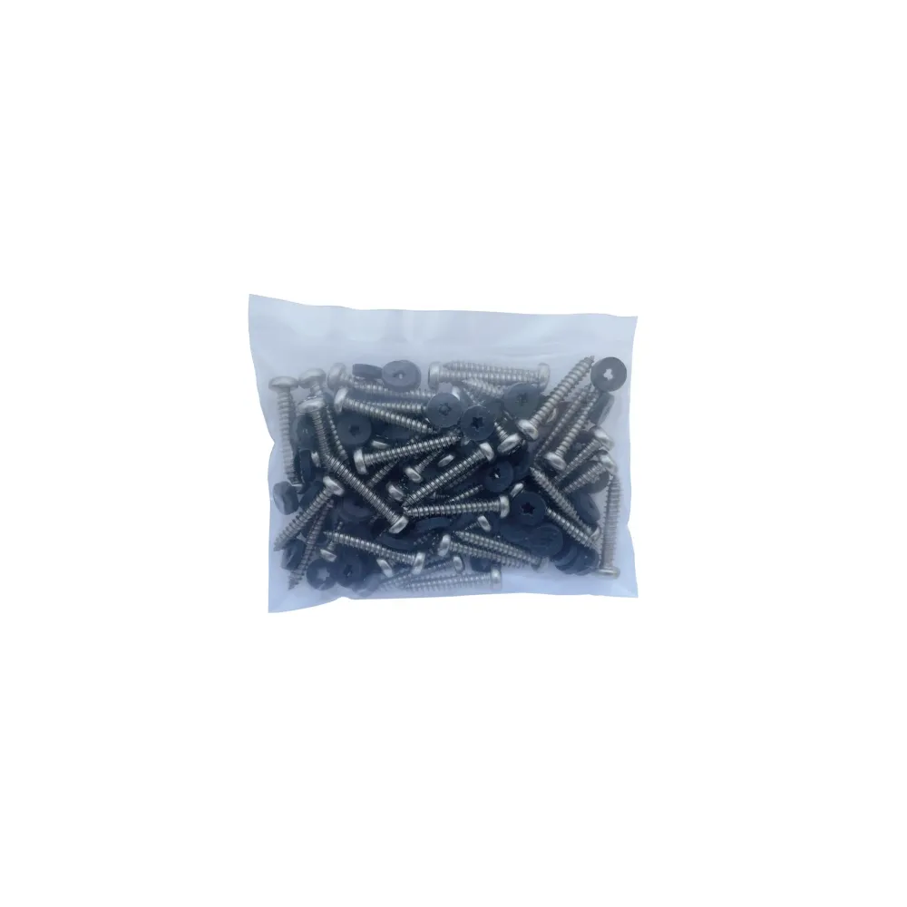 Monteringsskruv Aluwhite Rostfri till Aluminiumprofil
