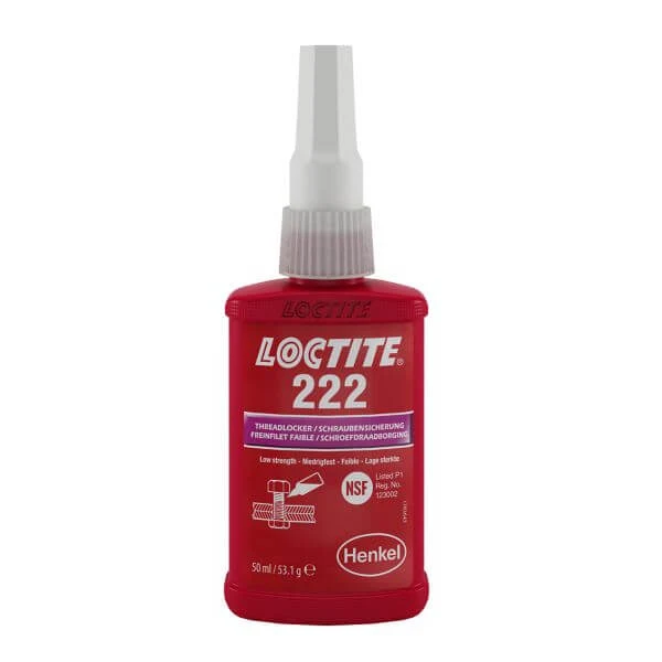 Loctite 222 Gänglåsning, 50ml