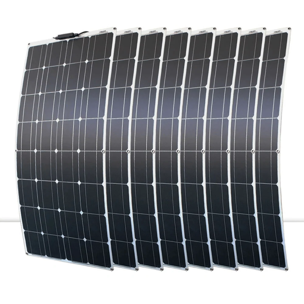 Flexibelt solpanelset 800W (8x100W)