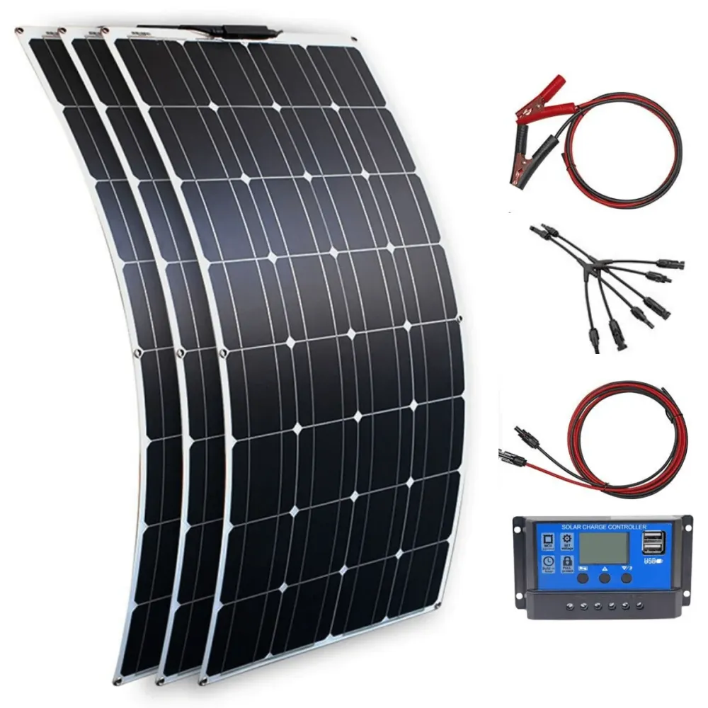 Flexibelt solpanelssystem 300w