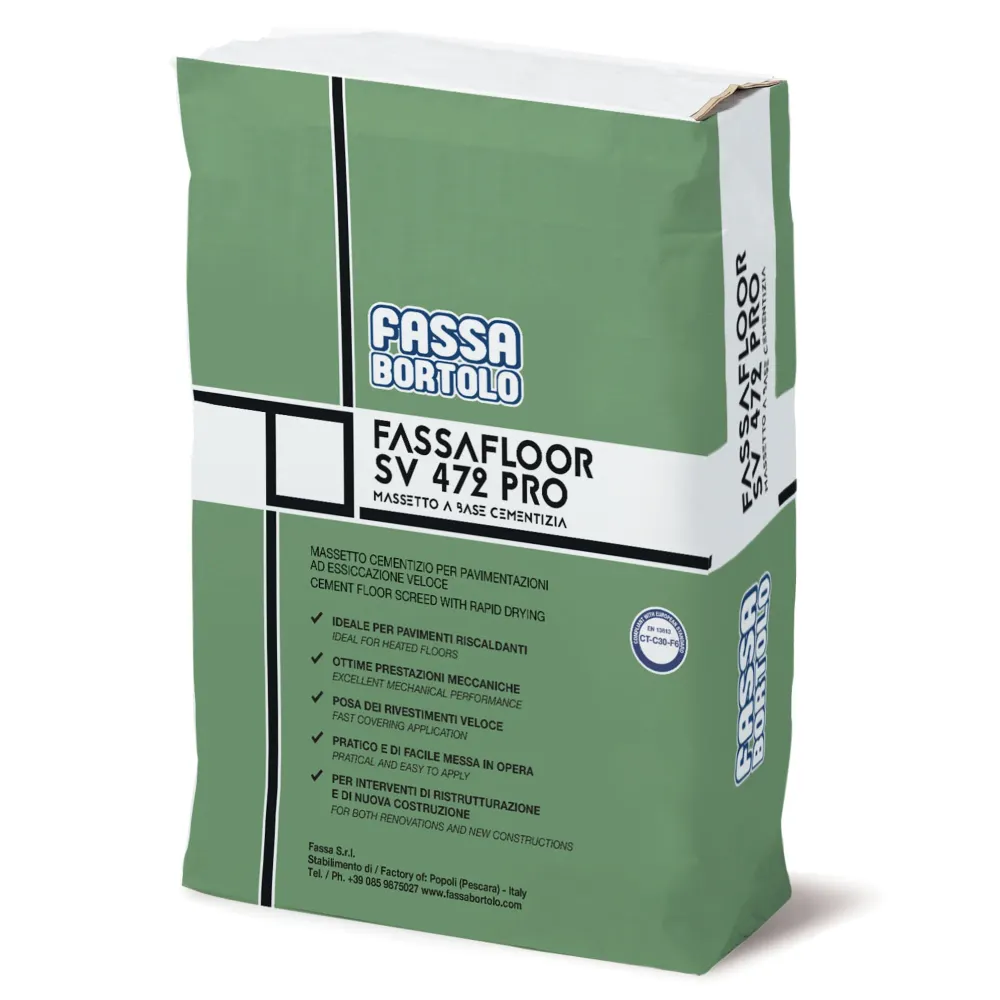 Fassa SV472P PRO 25 kg snabb avjämningsmassa