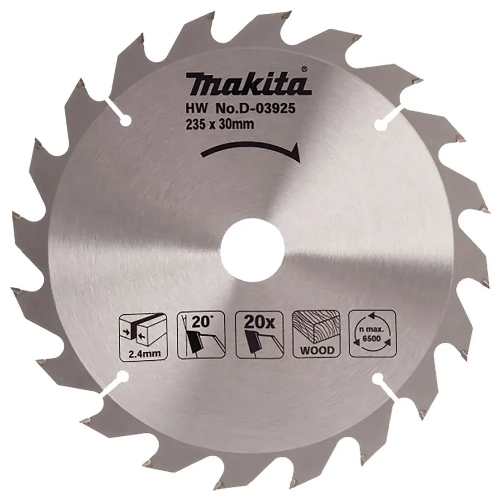 Makita D-03925 Standard TCT Blade 235x30mm 20T