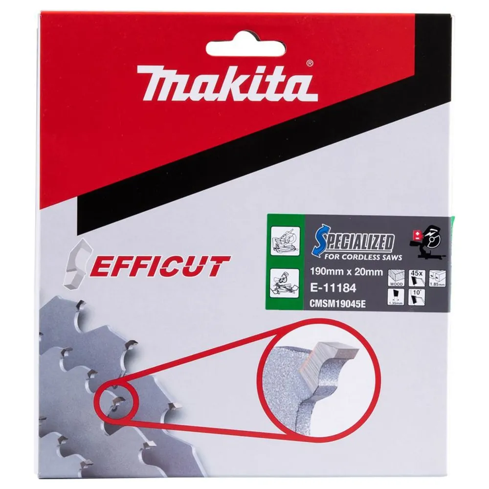 Makita E-11184 190/20 45 Tänder EFFICUT Blade