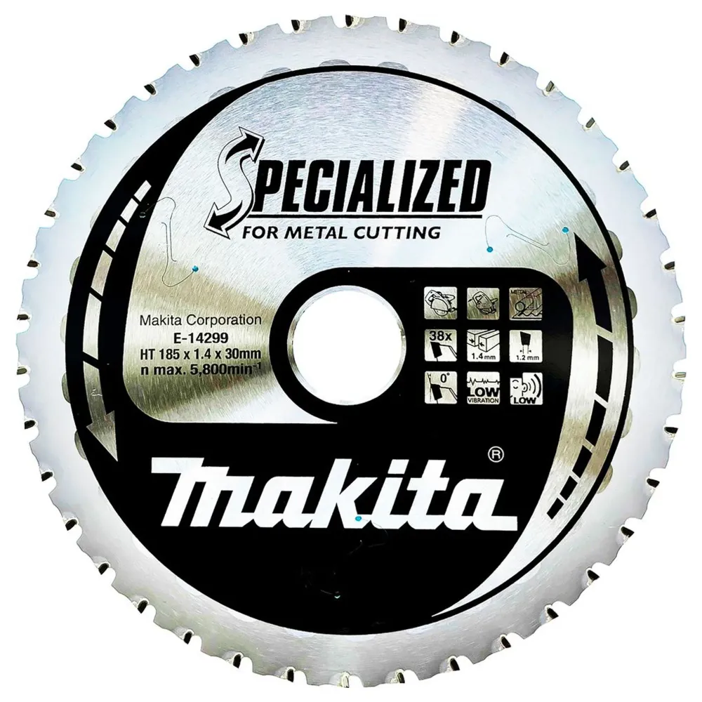 Makita E-14299 185x30mm 38T cirkulärt blad