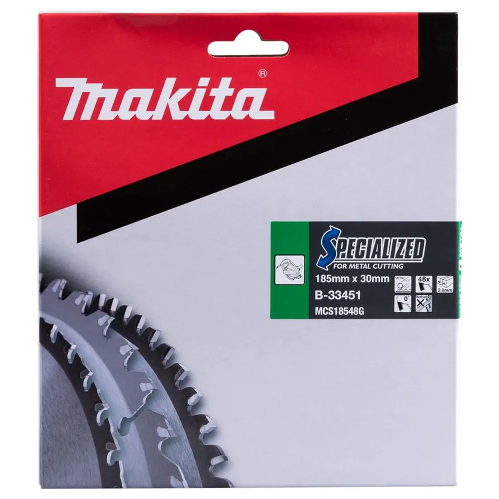 Specialiserad TCT Makita B-33451 185x30mm 48T blad