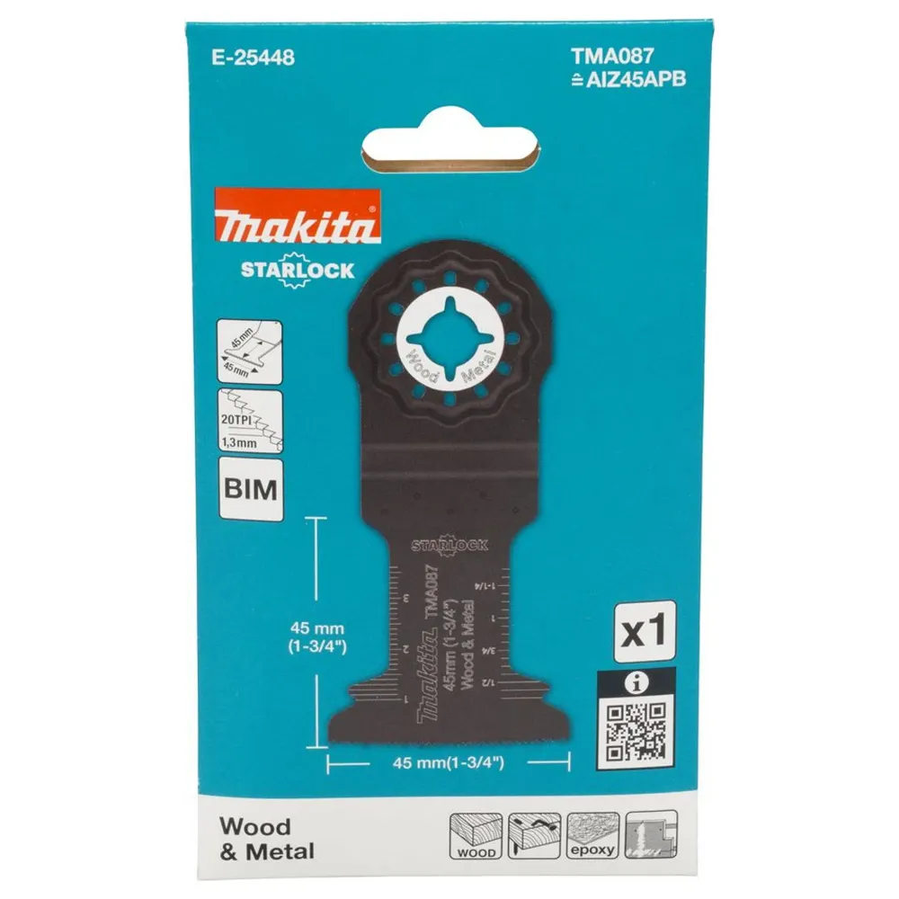 Starlock Makita E-25448 BiM 45mm blad för trä och metall