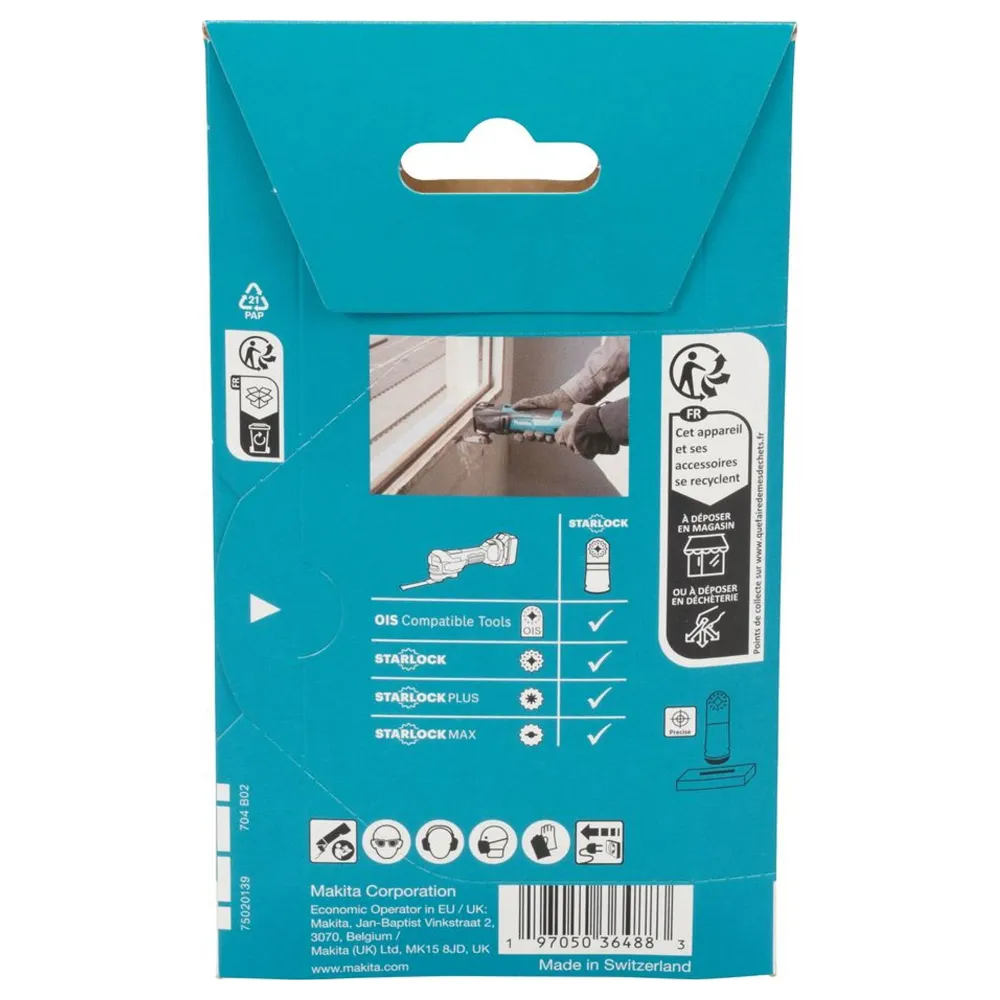 Starlock Makita E-25448 BiM 45mm blad för trä och metall