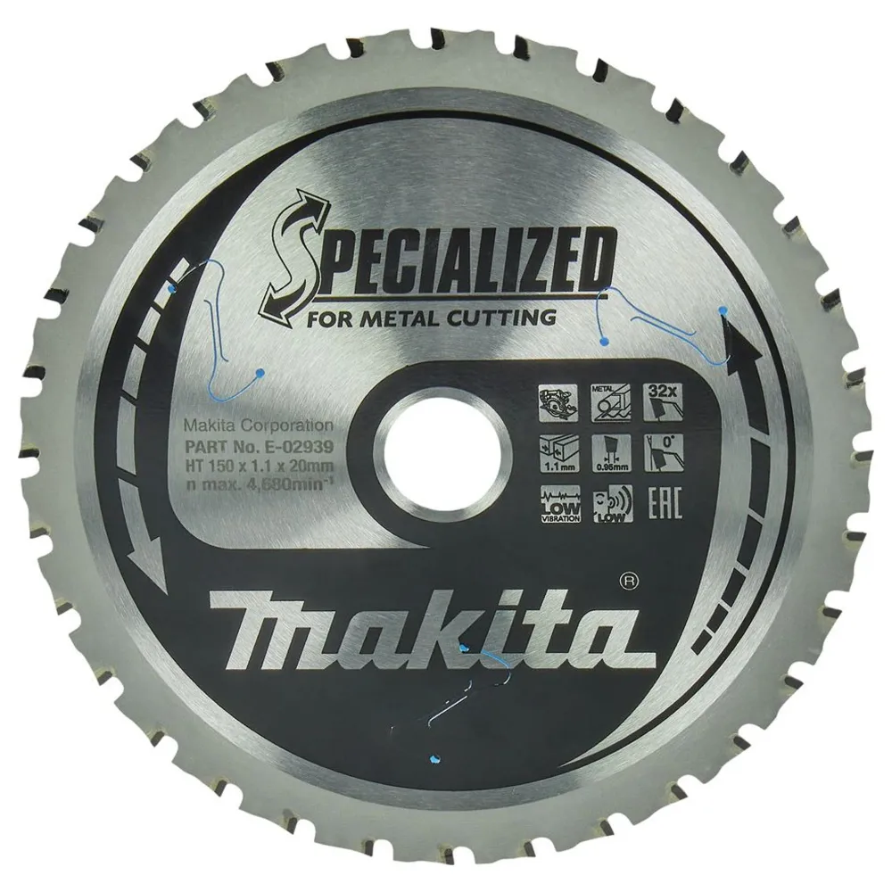 TCT Efficut Makita E-02939 blad 150mm 32 tänder