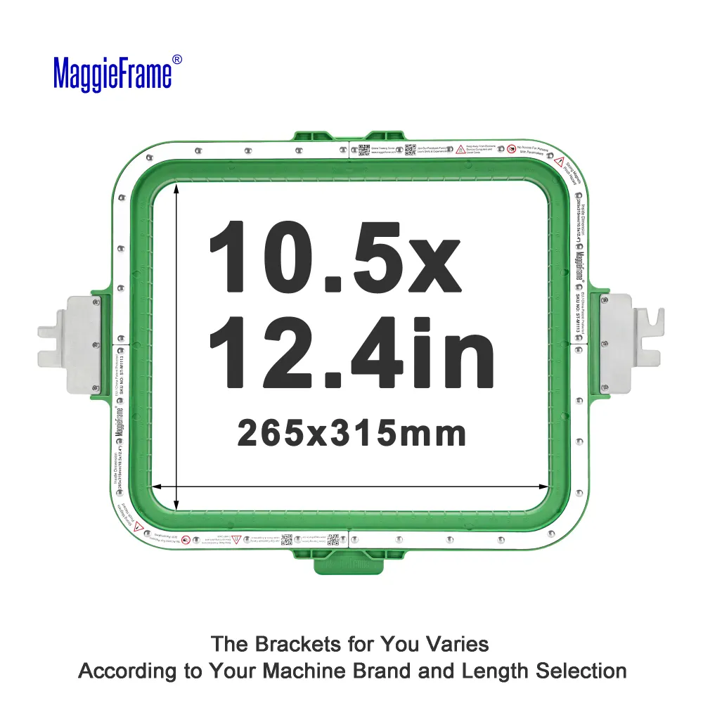 MaggieFrame Magnetisk Broderiram 10.5″×12.4″ (265×315 mm) för Barudan EFP