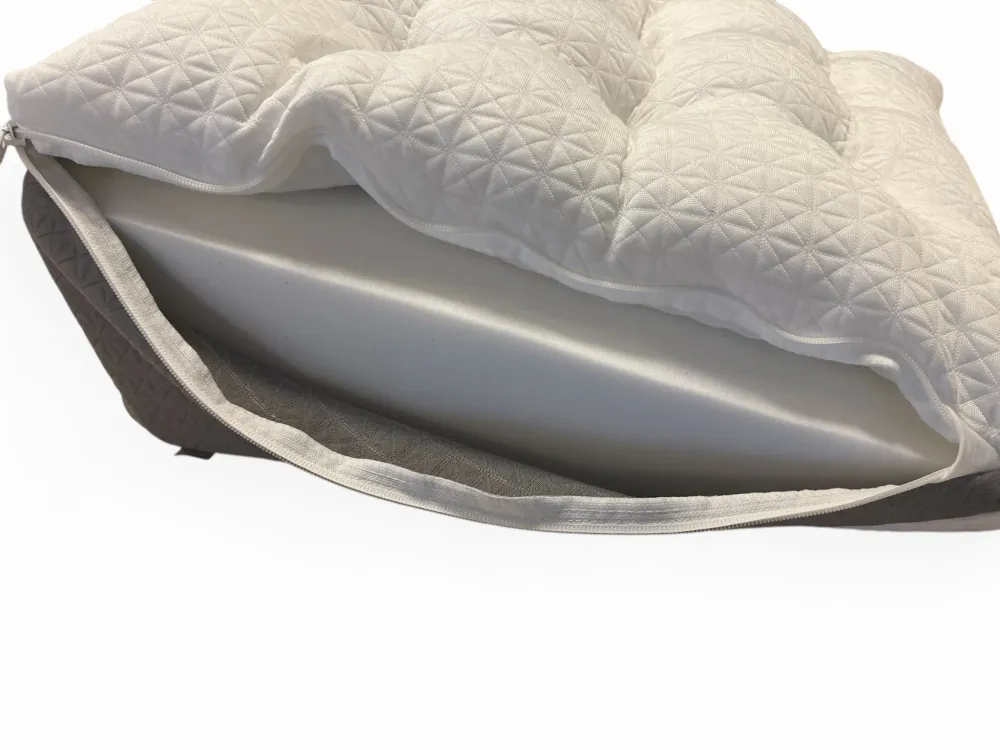 CozyWedge – Din vadderade kilformade huvudkudde med tvättbart överdrag. NYHET!