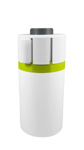 Batteribox WHTiF Vit/Grön, inkl stickers