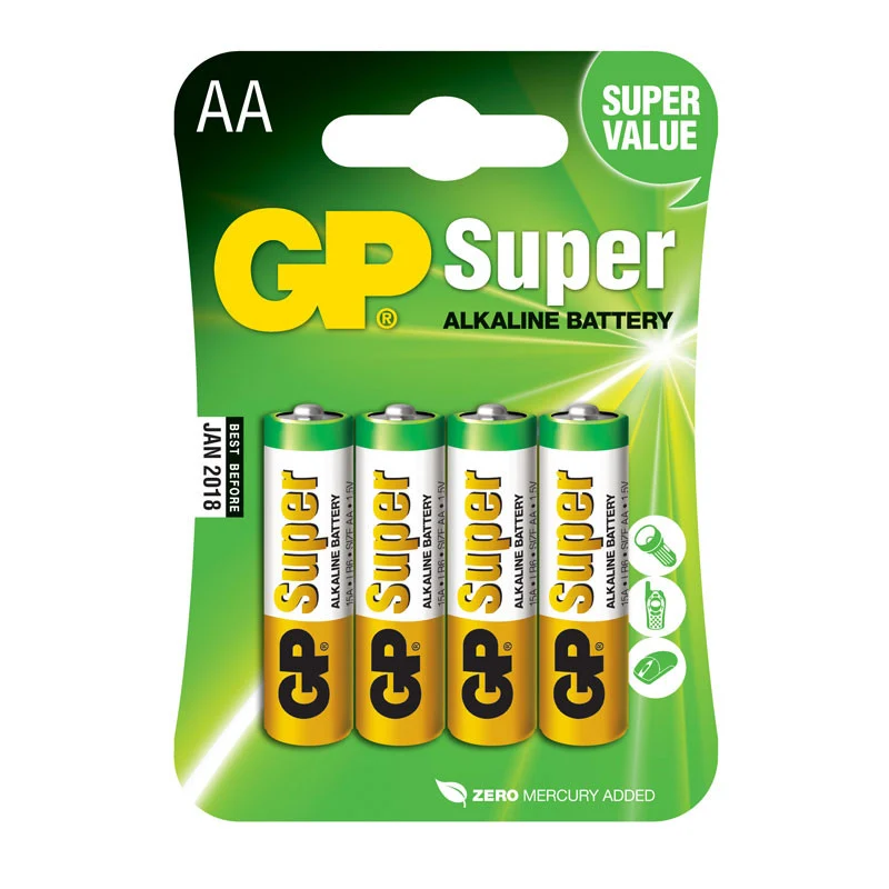 Batterier AA, 4 st.