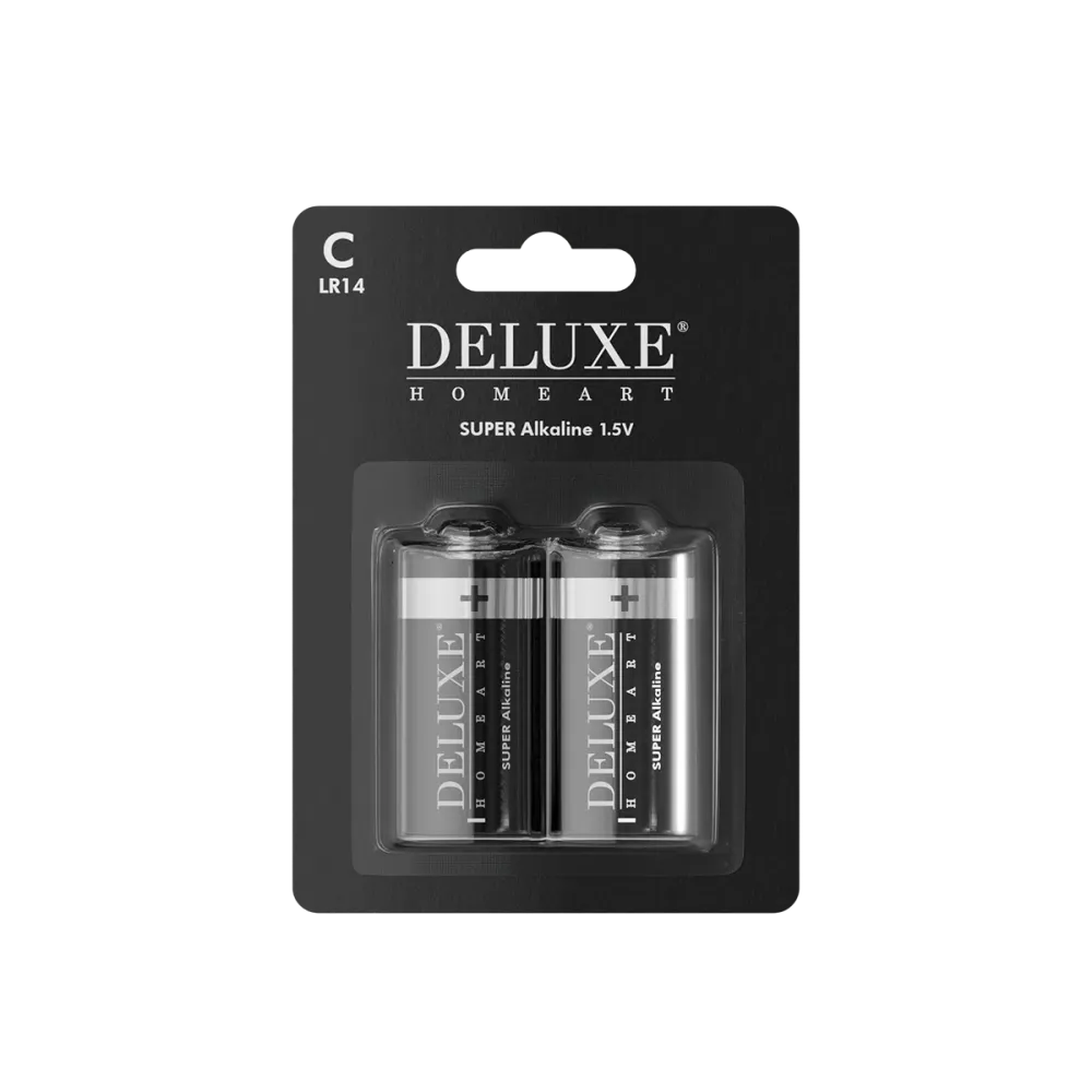 2 x C -batterier