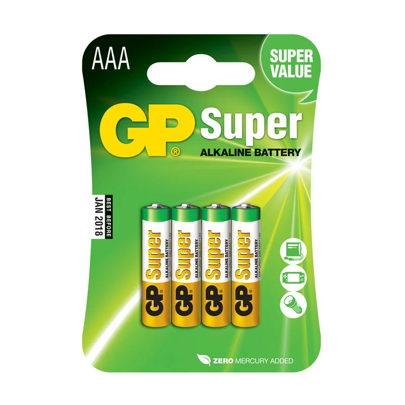 Batterier AAA, 4 st.