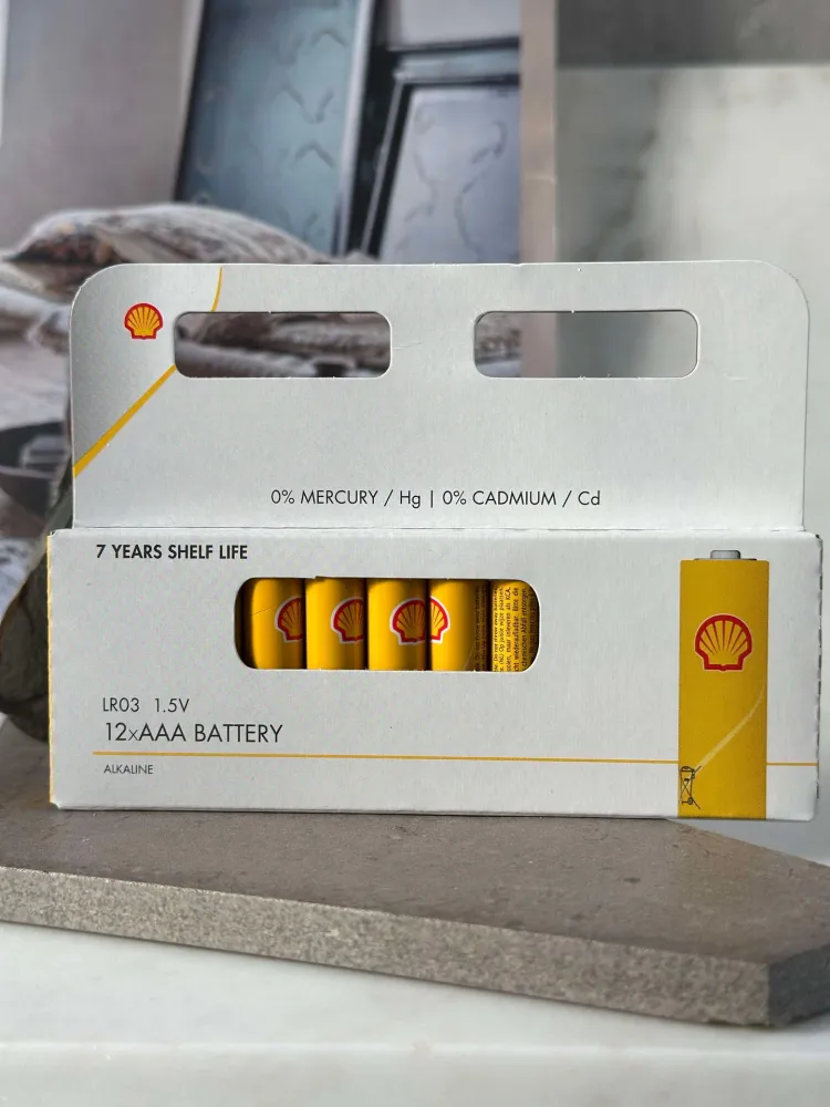 Batterier AAA - Förpackning med 12 st