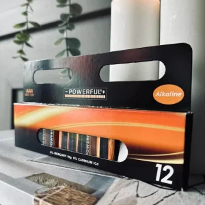 Batterier - AAA paket med 12 st