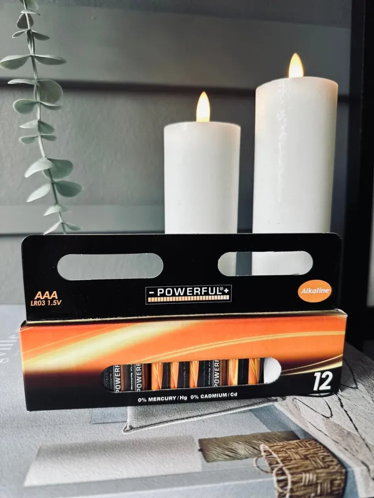 Batterier - AAA paket med 12 st