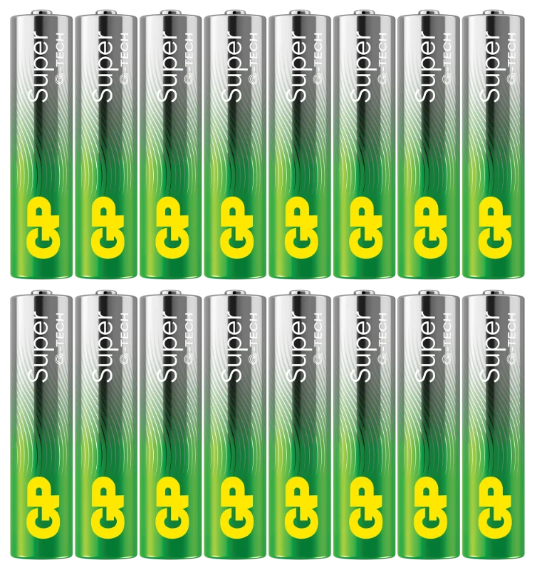 Engångsbatteri GP Super AAA / LR03 - 16-pack