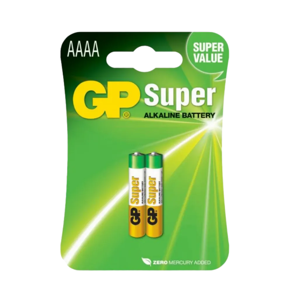Engångsbatteri GP Super AAAA / LR61 - 2-pack