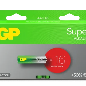 Engångsbatteri GP Super AA / LR6 - 16-pack