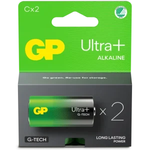 Engångsbatteri GP Ultra+ C / LR14 2-pack
