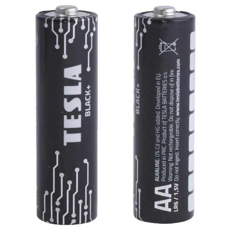 Tesla Black+ AA Batterier (50 st)