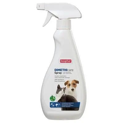 Beaphar Dimethicare spray – Fysik spray mot loppor och kvalster utan insekticider (500 ml)