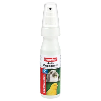 Beaphar hudspray – Effektiv spray mot löss, kvalster och loppor hos kaniner, gnagare, illrar och fåglar
