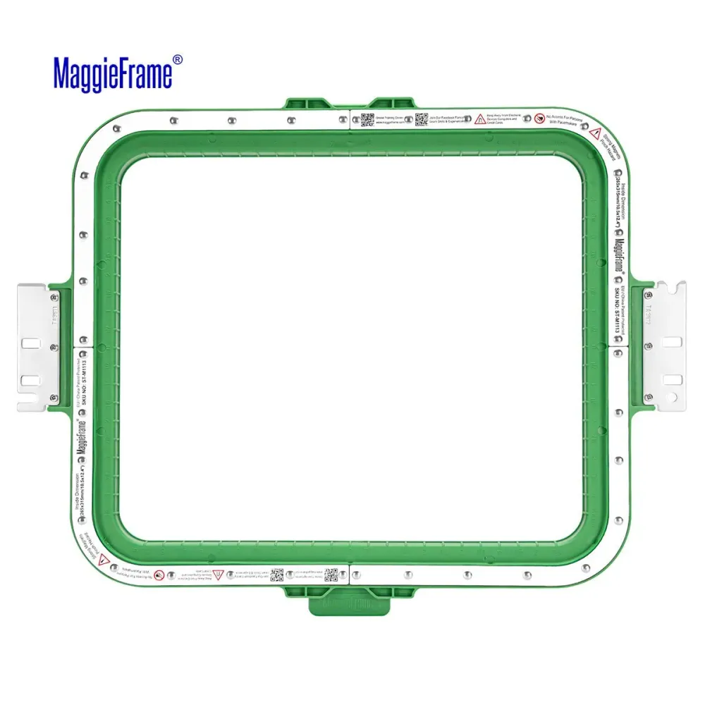 MaggieFrame magnetisk broderibåge 10.5″ × 12.4″ (265 × 315 mm) för Bernina E16-serien