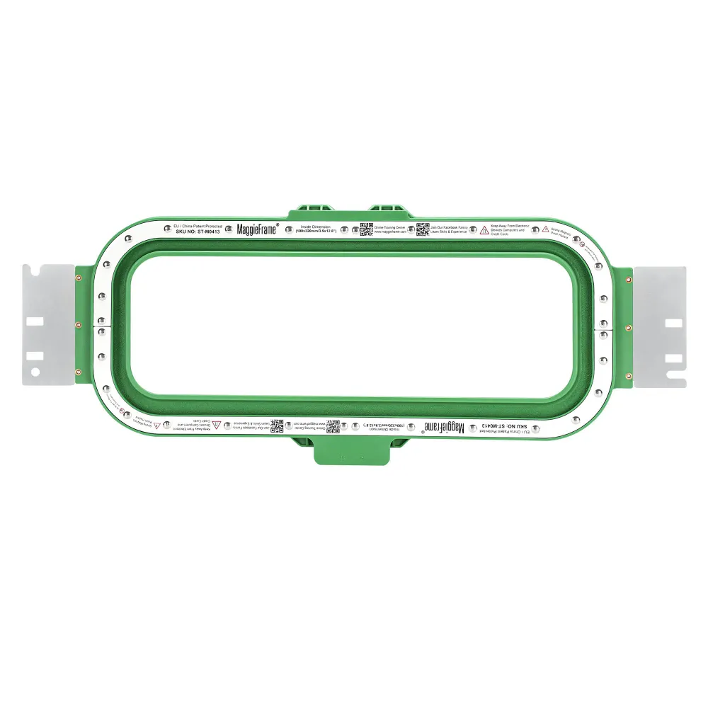 MaggieFrame magnetisk broderiram 3.9″ × 12.8″ (100 × 320 mm) för Bernina E16-serien
