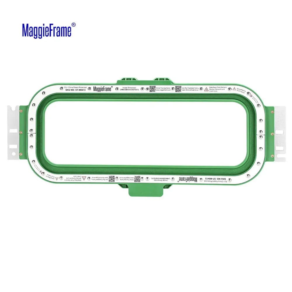 MaggieFrame magnetisk broderiram 3.9″ × 12.8″ (100 × 320 mm) för Bernina E16-serien
