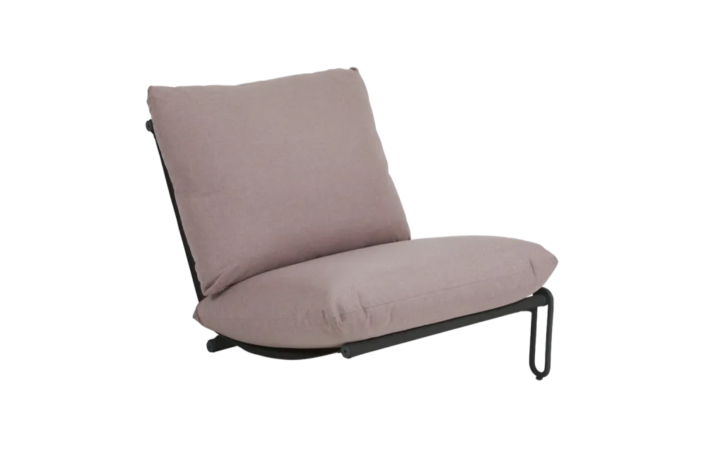 Brafab Blixt sittdel Svart/Dusty pink