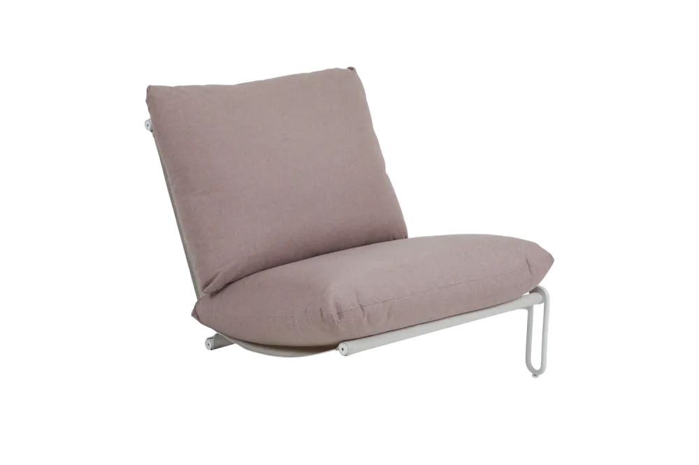 Brafab Blixt sittdel Vit/Dusty pink