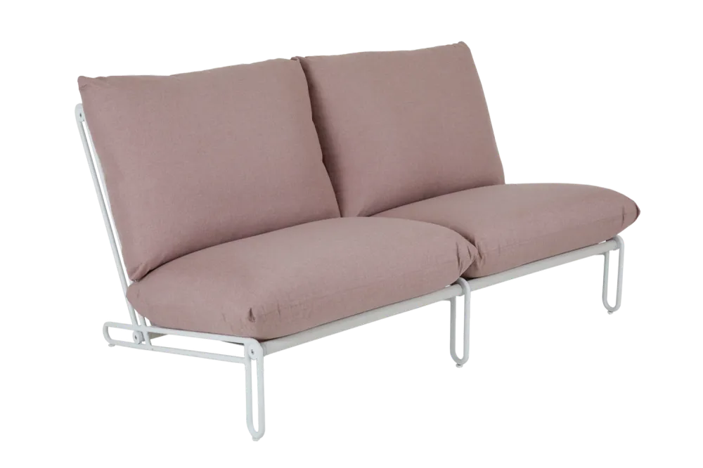 Brafab Blixt sittdel Vit/Dusty pink