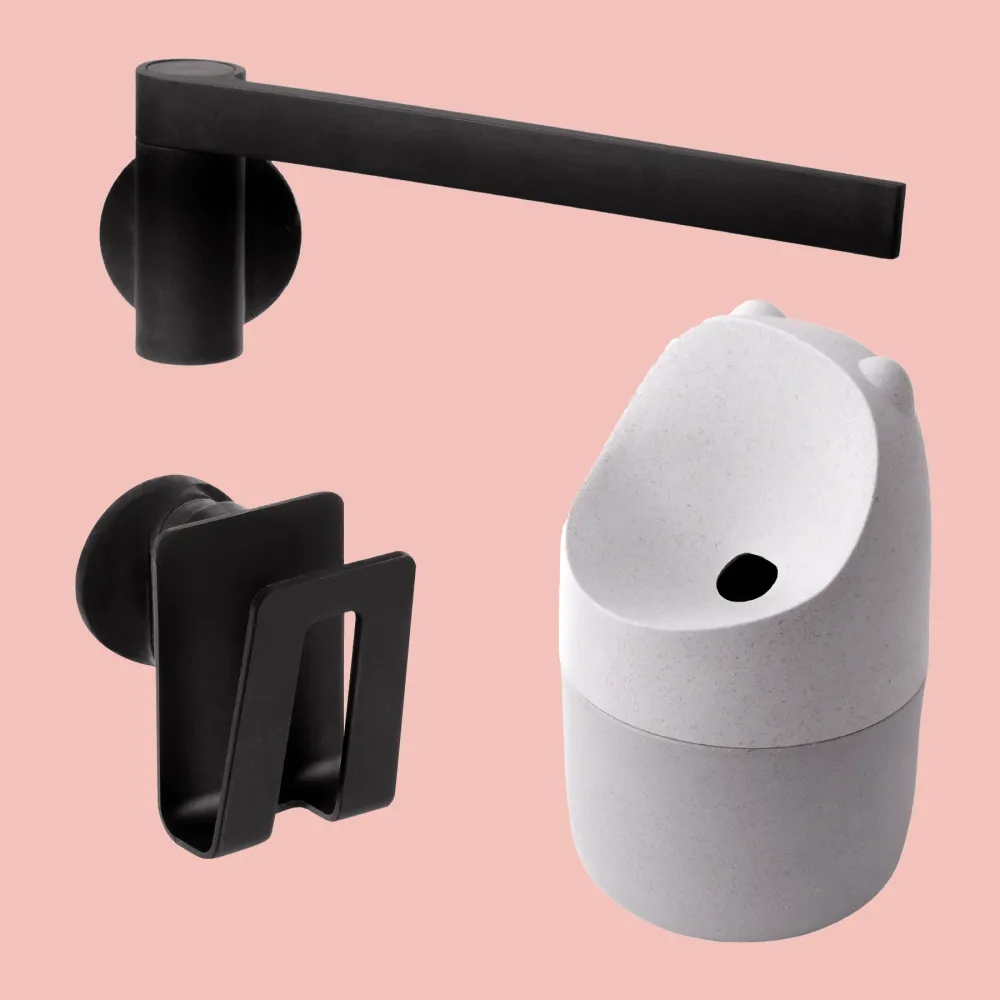 Miljövänlig biokomposit-svampställ – Hållbar organiserare | HAPPY SINKS