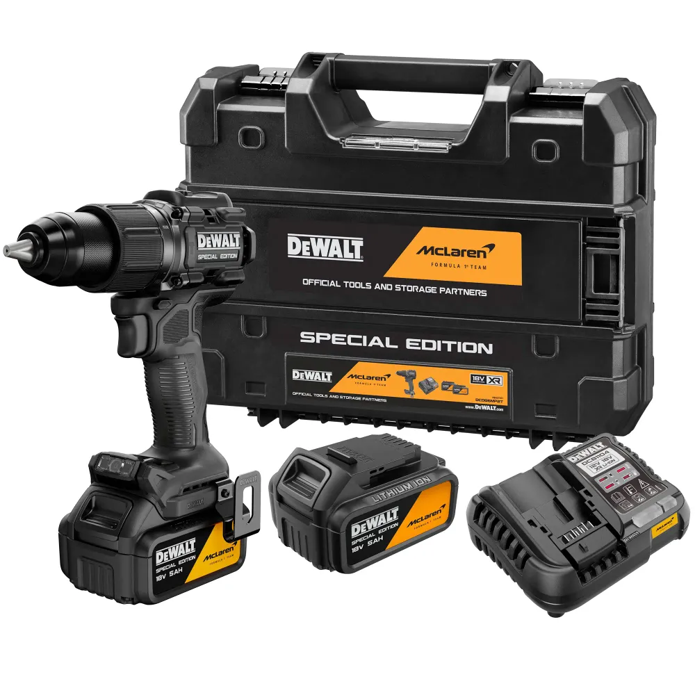 Dewalt McLaren DCD86MP2T-QW 18V 5Ah Borrskruvdragare