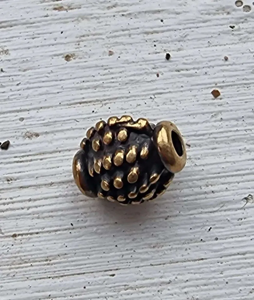 Mellandel Bronsfärgad - Tub Kotte 6x8mm 1 styck
